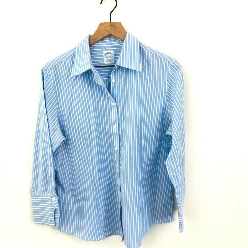 Brooks Brothers Non-Iron Stripe Button Up Shirt